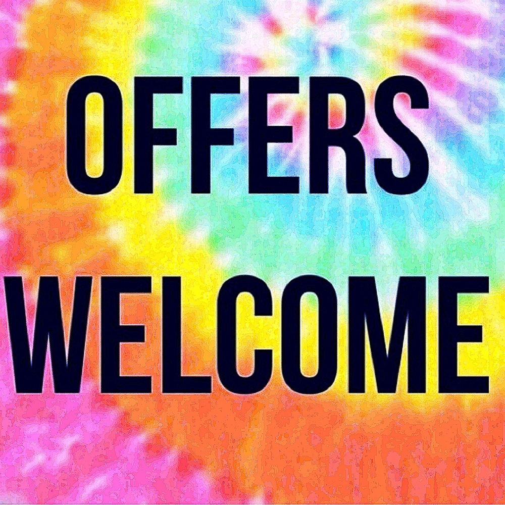 Reasonable offers won't be turned away!